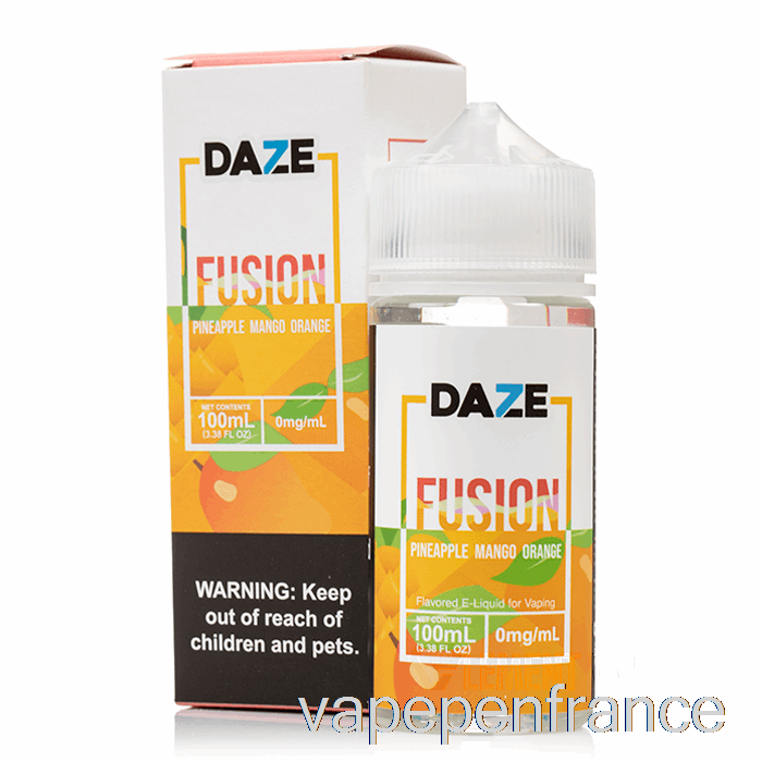 Ananas Mangue Orange - 7 Daze Fusion - 100 Ml 3 Mg Stylo Vape